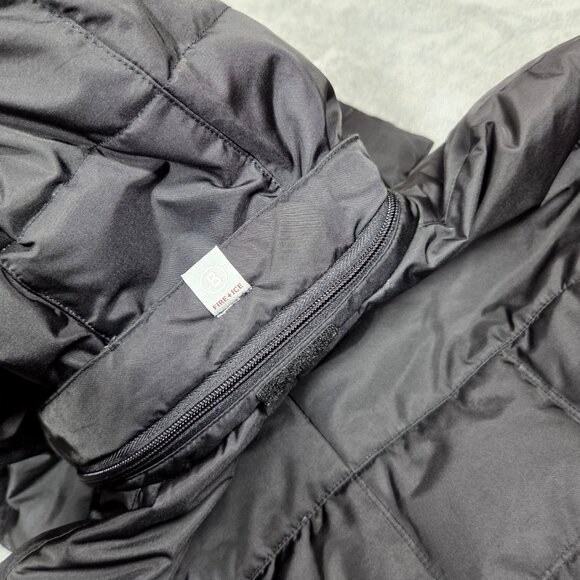 Bogner Jacket Womens 6 Black Fire + Ice Down Parka Ski Jacket Removable Hood - Picture 10 of 14